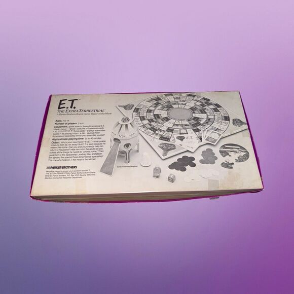 Vintage 1982 E.T. Extraterrestrial Parker Brothers Board Game No 157 Complete - Picture 9 of 11